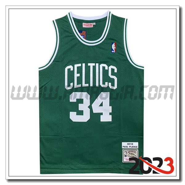 Maglia Boston Celtics (PIERCE #34) 2023/24 Verde