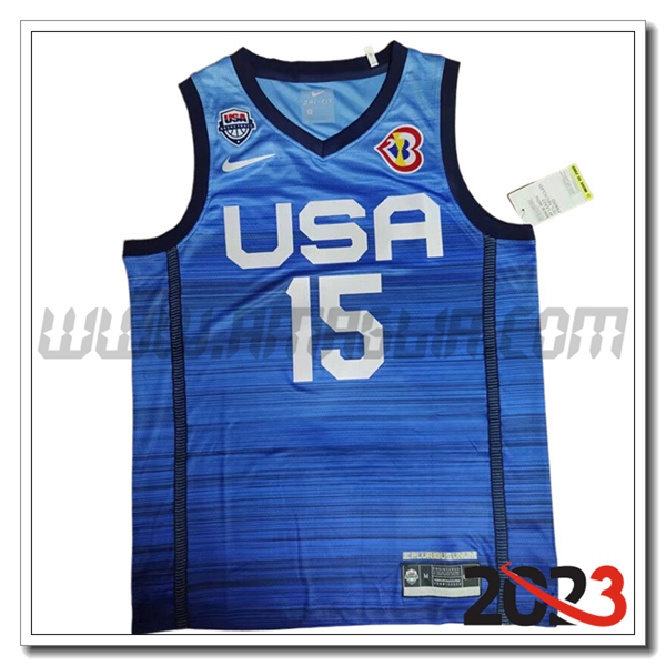Maglia USA (REAVES #15) 2023/24 Blu