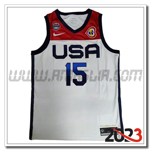 Maglia USA (REAVES #15) 2023/24 Bianco
