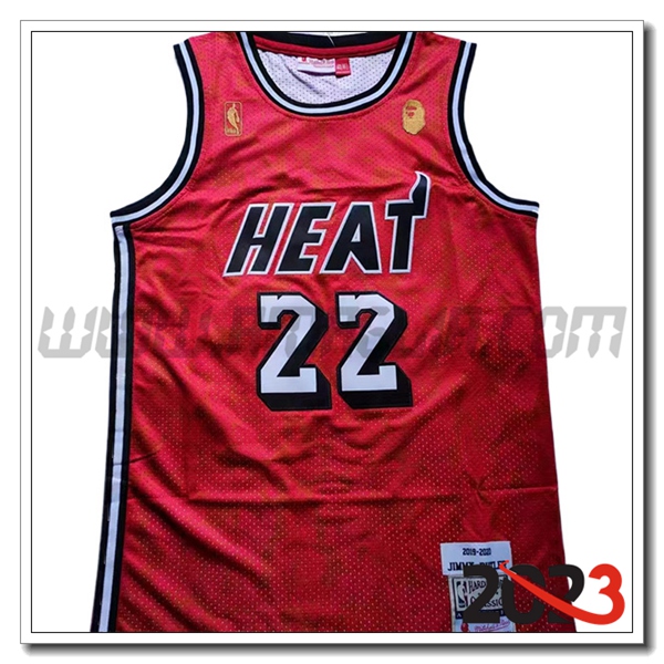 Maglia Miami Heat (BUTLER #22) 2023/24 Rosso -04