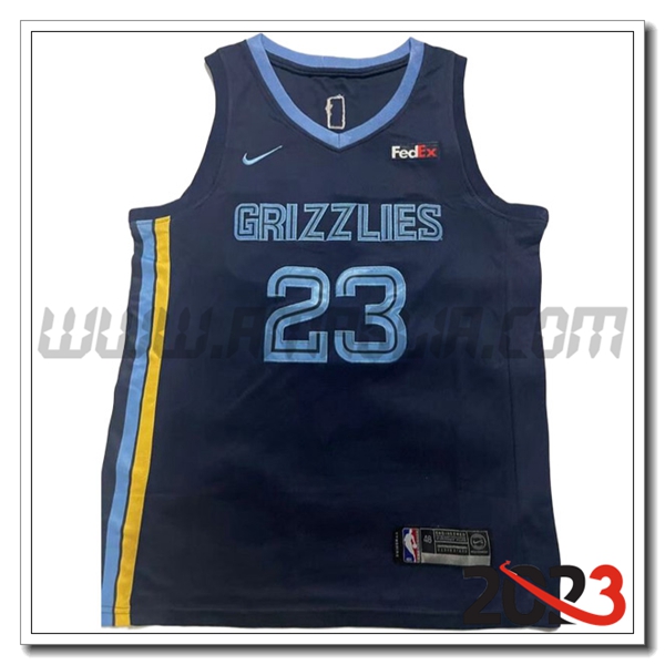 Maglia Memphis Grizzlies (Rosa #23) 2023/24 Nero