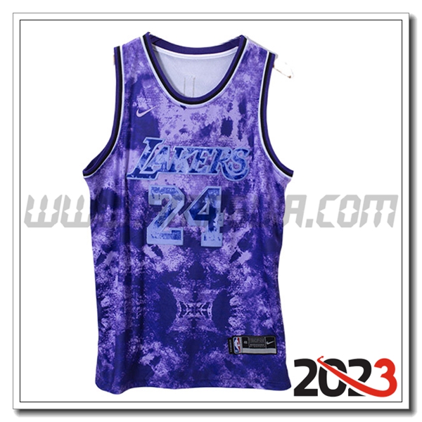 Maglia Los Angeles Lakers (BRYANT #24) 2023/24 viola