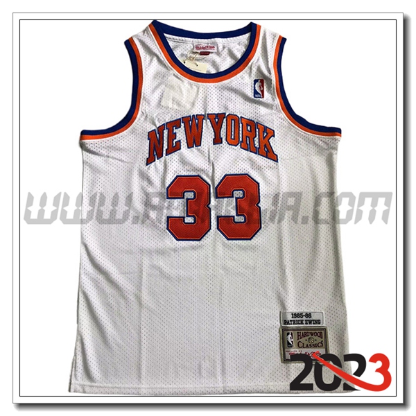 Maglia New York Knicks (EWING #33) 2023/24 Bianco