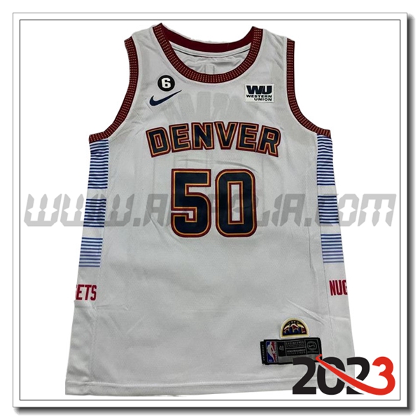 Maglia Denver Nuggets (GORDAN #50) 2023/24 Bianco