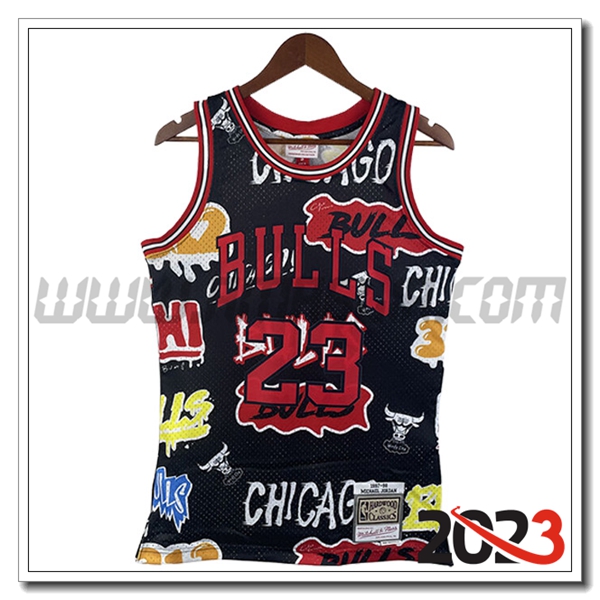 Maglia Chicago Bulls (JORDAN #23) 2023/24 Nero -08