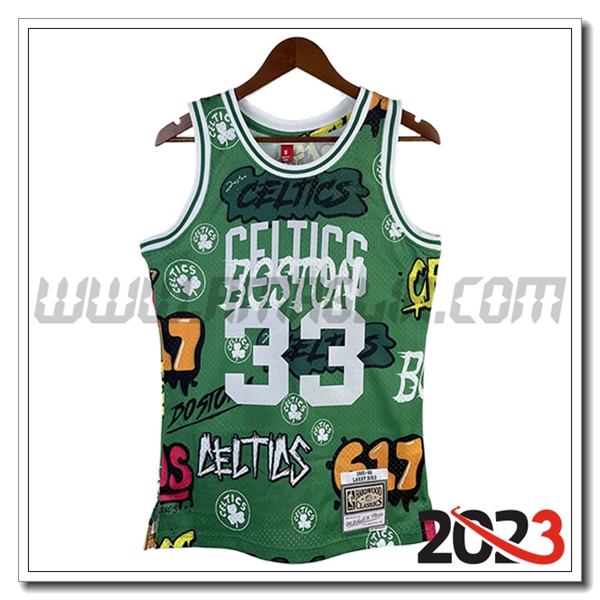 Maglia Boston Celtics (BIRD #33) 2023/24 Verde