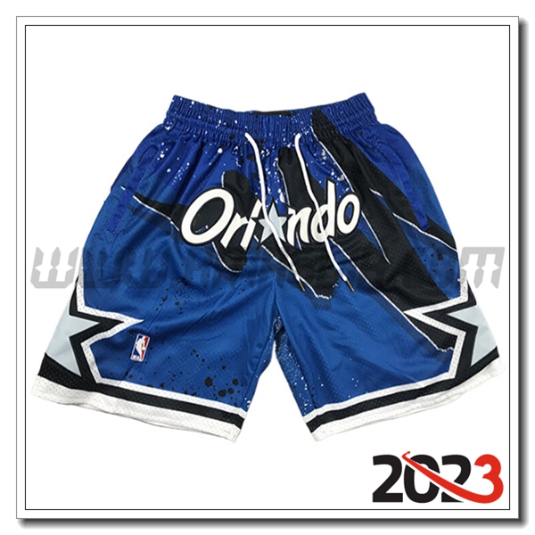 Pantalonicini NBA Orlando Magic 2023/24 Blu -02