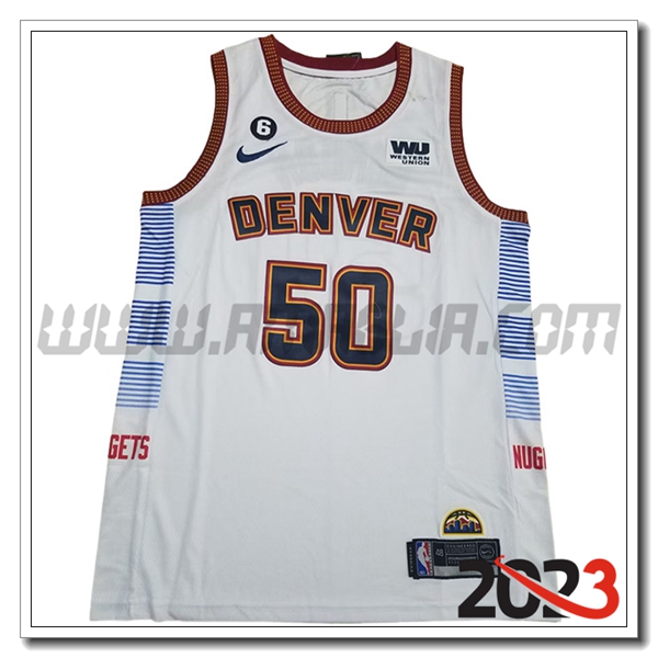 Maglia Denver Nuggets (GORDON #50) 2023/24 Bianco