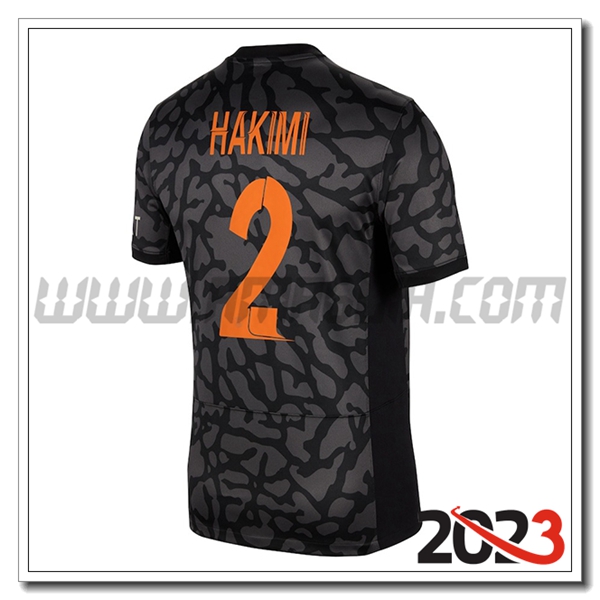Terza Maglia Calcio PSG HAKIMI #2 2023 2024