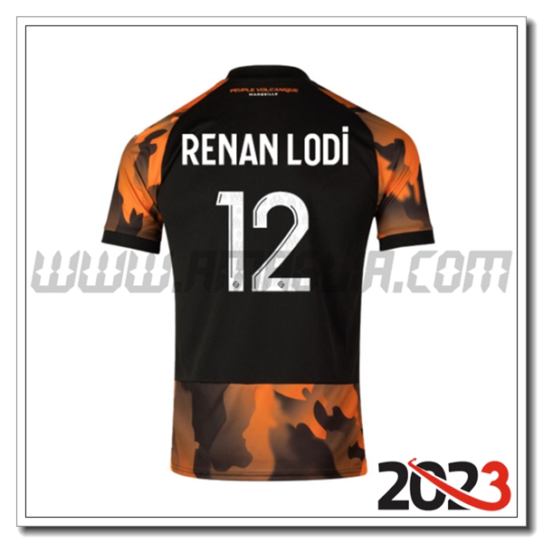 Terza Maglia Calcio Marsiglia OM RENAN LODI #12 2023 2024