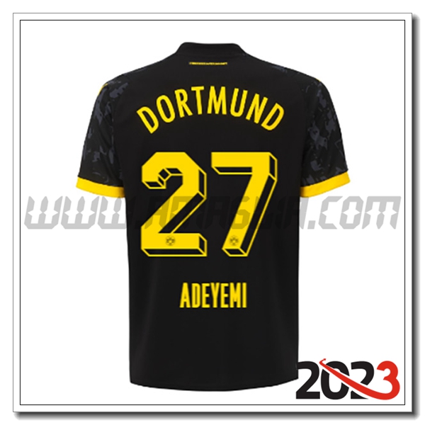 Seconda Maglia Calcio Dortmund BVB ADEYEMI #27 2023 2024