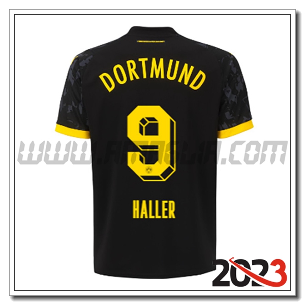 Seconda Maglia Calcio Dortmund BVB HALLER #9 2023 2024