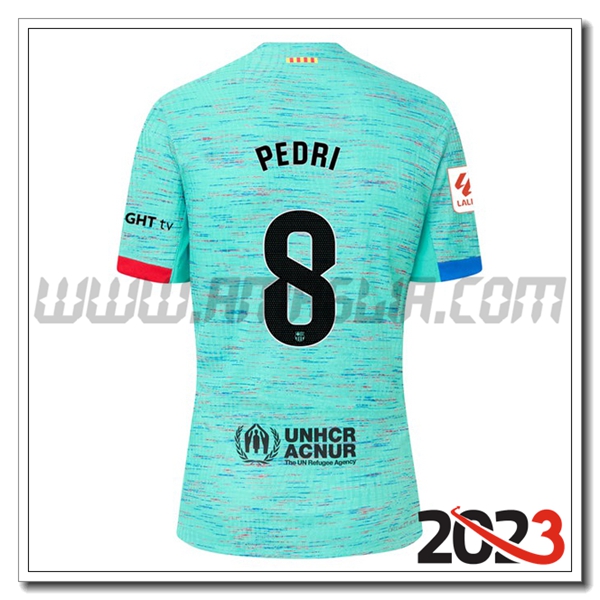 Terza Maglia Calcio FC Barcellona PEDRI #8 2023 2024