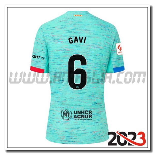 Terza Maglia Calcio FC Barcellona GAVI #6 2023 2024
