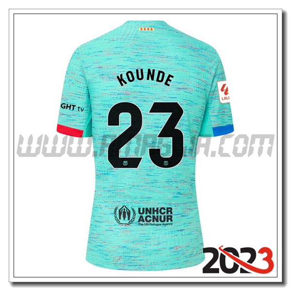 Terza Maglia Calcio FC Barcellona KOUNDE #23 2023 2024