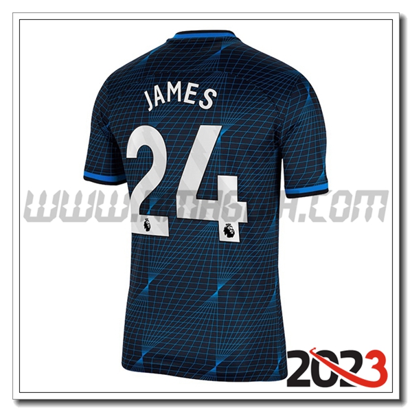 Seconda Maglia Calcio FC Chelsea JAMES #24 2023 2024