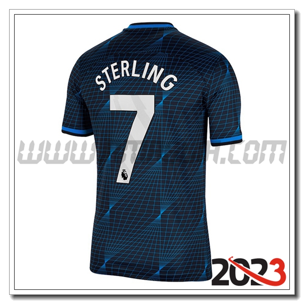 Seconda Maglia Calcio FC Chelsea STERLING #7 2023 2024