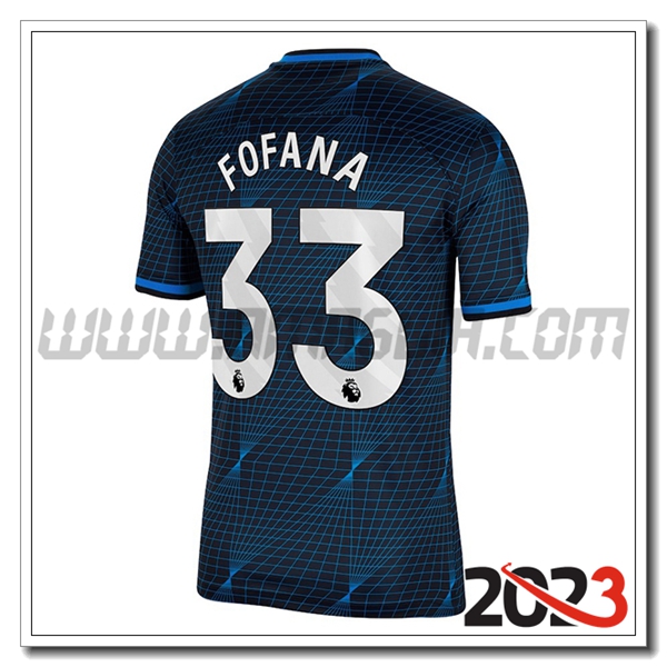 Seconda Maglia Calcio FC Chelsea FOFANA #33 2023 2024