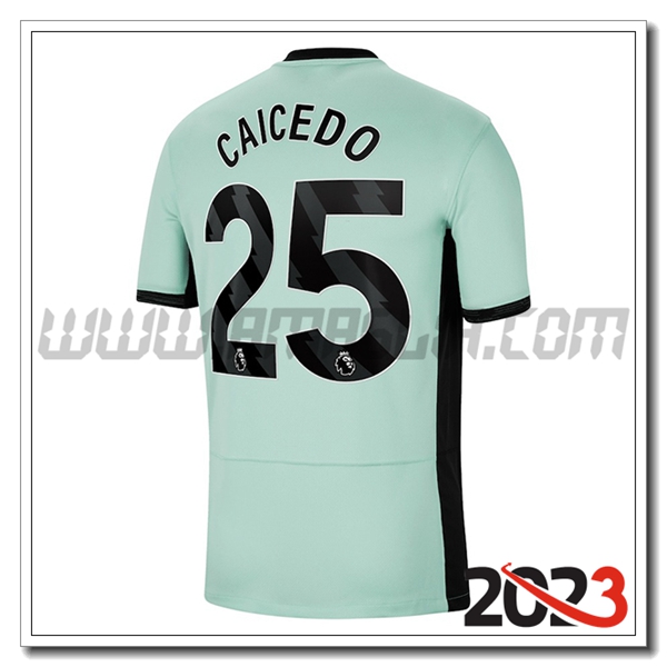 Terza Maglia Calcio FC Chelsea CAICEDO #25 2023 2024