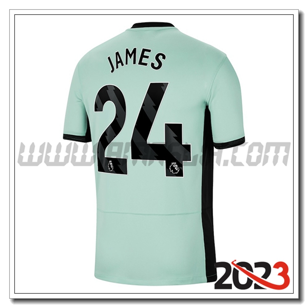 Terza Maglia Calcio FC Chelsea JAMES #24 2023 2024