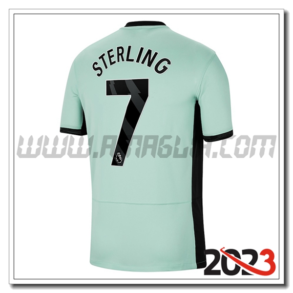 Terza Maglia Calcio FC Chelsea STERLING #7 2023 2024