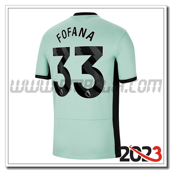 Terza Maglia Calcio FC Chelsea FOFANA #33 2023 2024