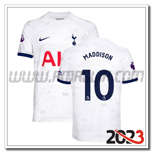 Prima Maglia Calcio Tottenham Hotspurs MADDISON #10 2023 2024