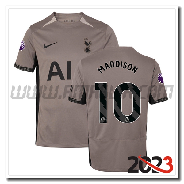 Terza Maglia Calcio Tottenham Hotspurs MADDISON #10 2023 2024