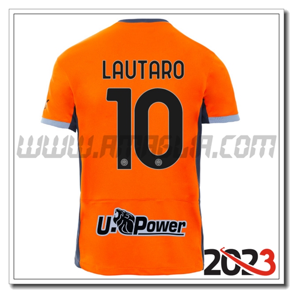 Terza Maglia Calcio Inter Milan LAUTARO #10 2023 2024