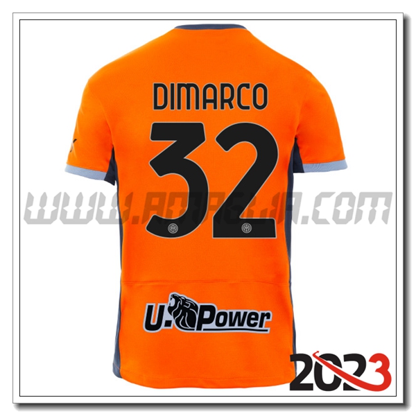 Terza Maglia Calcio Inter Milan DIMARCO #32 2023 2024