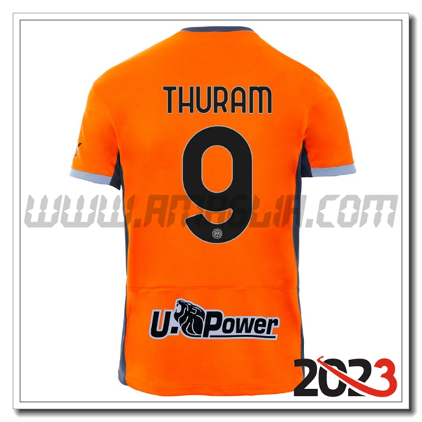 Terza Maglia Calcio Inter Milan THURAM #9 2023 2024