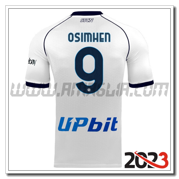 Seconda Maglia Calcio SSC Napoli OSIMHEN #9 2023 2024