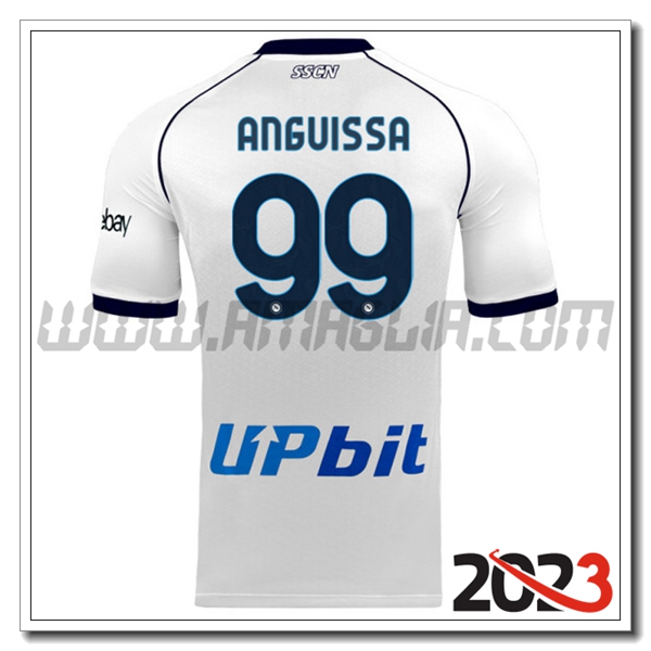 Seconda Maglia Calcio SSC Napoli ANGUISSA #99 2023 2024