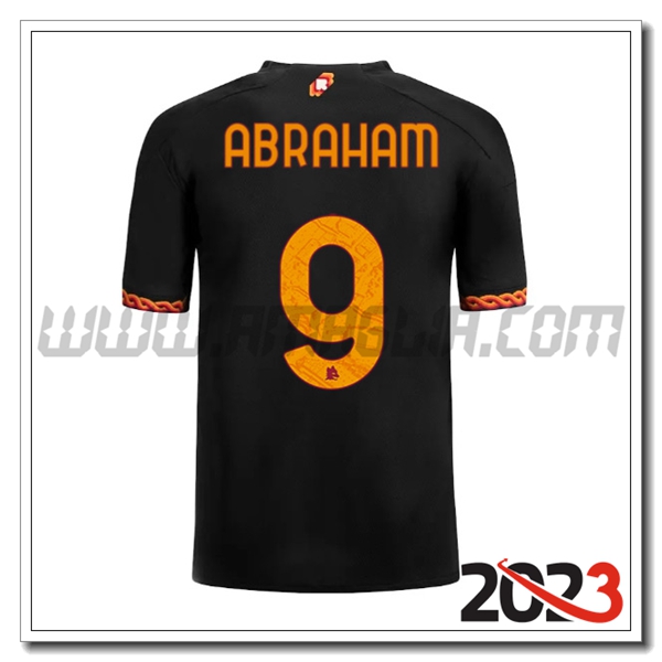 Terza Maglia Calcio AS Roma ABRAHAM #9 2023 2024