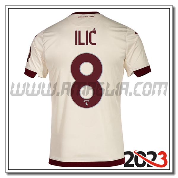 Seconda Maglia Calcio Torino ILIC #8 2023 2024