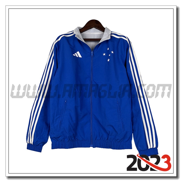 Giacca A Vento Cruzeiro EC Blu 2023 2024
