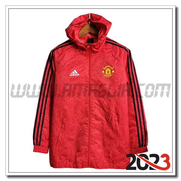 Giacca A Vento Manchester United Rosso 2023 2024 -03