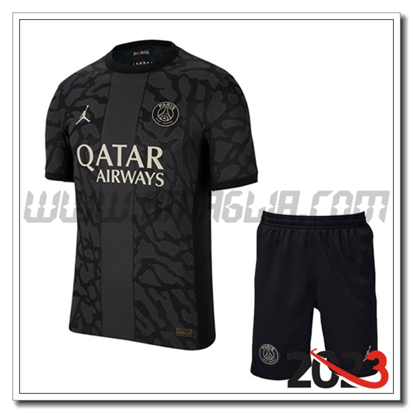 Kit Maglia PSG Terza + Pantaloncini 2023 2024
