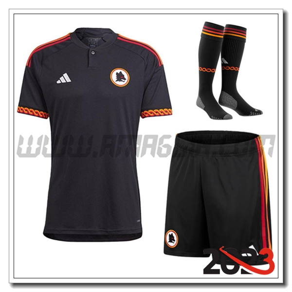 Kit Maglia AS Roma Terza (Pantaloncini + Calzini) 2023 2024