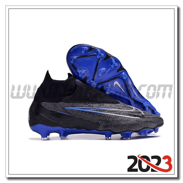 Nike Scarpe Da Calcio Phantom GX Elite DF Link FG Nero/Blu -02