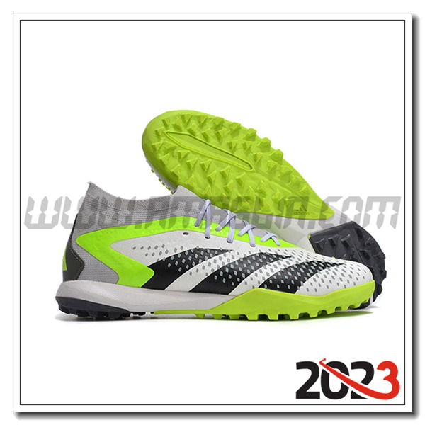 Adidas Scarpe Da Calcio Predator PREDATOR ACCURACY.1 TF BOOTS Bianco/Nero/Grigio/Verde