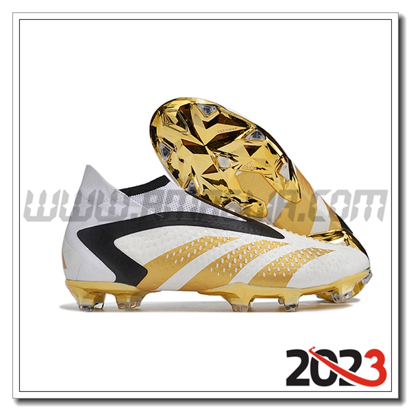 Adidas Scarpe Da Calcio Predator PREDATOR ACCURACY+ FG BOOTS Bianco/Nero/Giallo