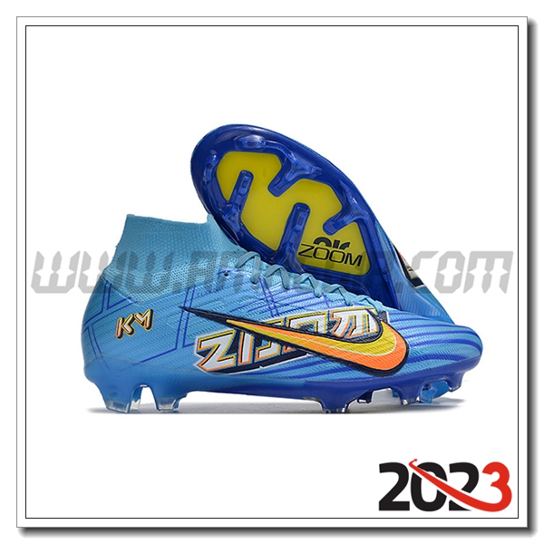 Nike Scarpe Da Calcio Air Zoom Mercurial Superfly IX Elite KM FG Blu