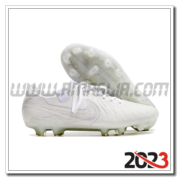 Nike Scarpe Da Calcio Tiempo Legend X Elite FG Bianco -03