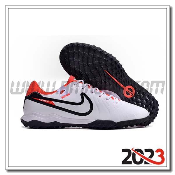 Nike Scarpe Da Calcio Tiempo Legend X Academy TF Bianco/Nero