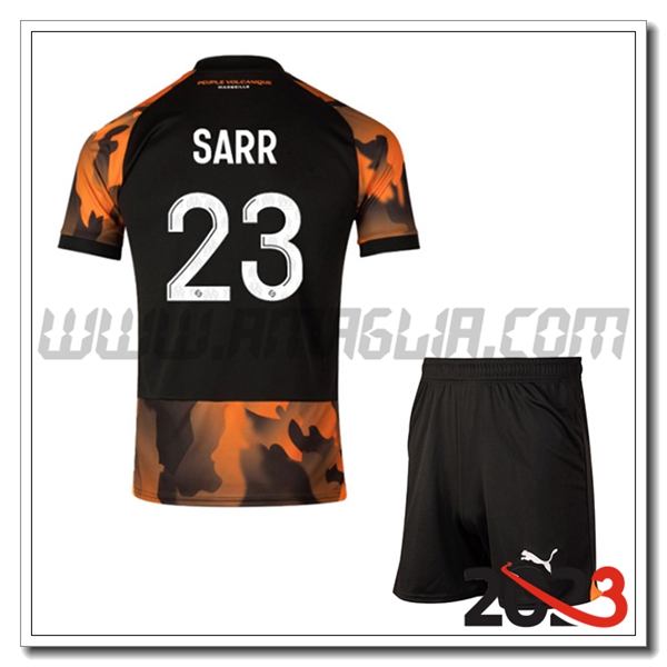Kit Maglia Marsiglia OM Bambino SARR #23 Terza 2023 2024