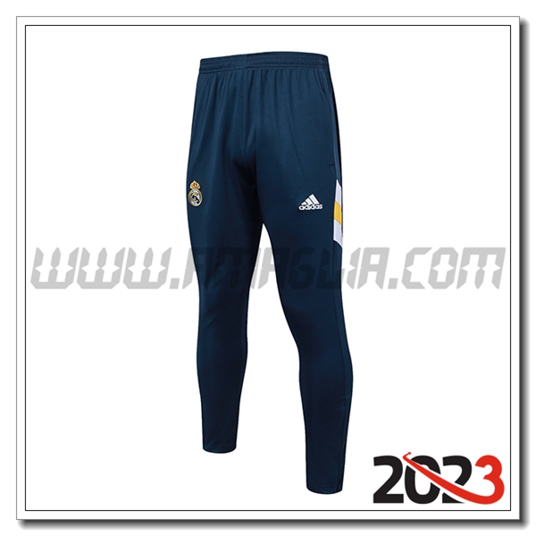 Pantaloni Allenamento Real Madrid Blu Marina 2023 2024 -04