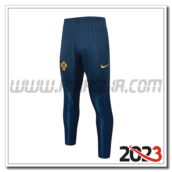 Pantaloni Allenamento Portogallo Blu Marina 2023 2024