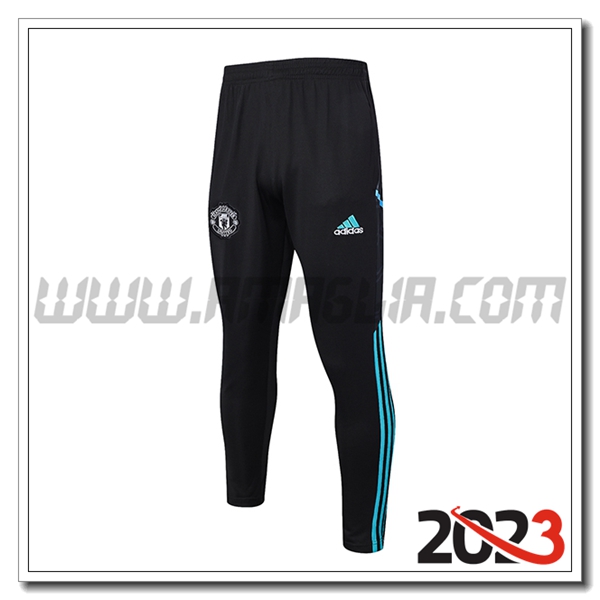 Pantaloni Allenamento Manchester United Nero 2023 2024 -07