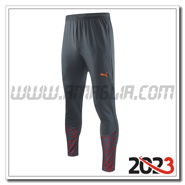 Pantaloni Allenamento Manchester City Grigio 2023 2024 -02